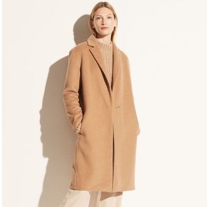 NWT Vince Camel Wool/Nylon Trench Coat
